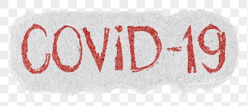 Covid-19 png word sticker typography, | Free PNG - rawpixel