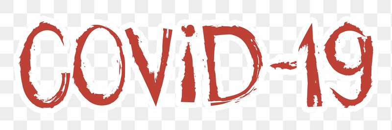 Covid-19 png word sticker typography, | Free PNG - rawpixel