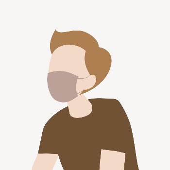 Covid-19 protection, man in mask | Free Vector Illustration - rawpixel