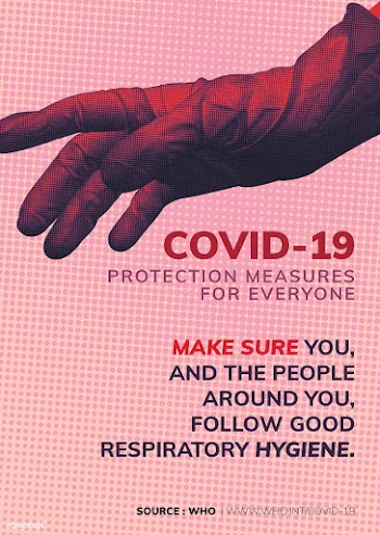 COVID-19 protection measures for everyone social template source WHO m.. | Free  illustration - 2312750