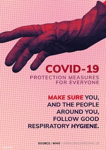 COVID-19 protection measures for everyone social template source WHO v.. | Free  vector - 2312758