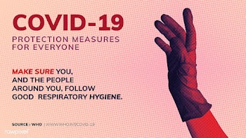 COVID-19 protection measures for everyone social template source WHO v.. | Free  vector - 2312773