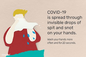 Covid-19 spreads through invisible droplets. This image is part our co.. | Free  illustration - 2329264