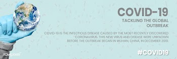 COVID-19 tackling the global outbreak template source WHO vector | Free  vector - 2302409