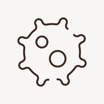 Covid-19 ultrastructure icon, line art | Free Icons - rawpixel
