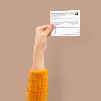 Covid-19 vaccine certificate held by a… | Free stock photo | High Resolution image