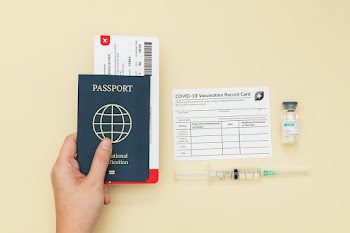 Covid-19 vaccine certificate with passport… | Free stock photo | High Resolution image