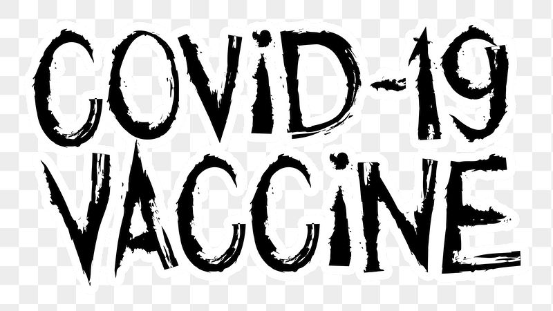 Covid-19 vaccine png word sticker | Free PNG - rawpixel