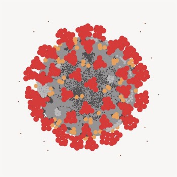COVID-19 virus ultrastructure clipart, medical | Free Vector - rawpixel