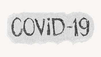 Covid-19 word, ripped paper typography | Free PSD - rawpixel