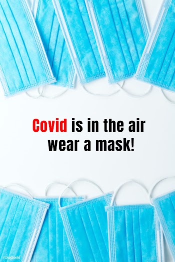 Covid is in the air, wear a mask! banner | Free  photo - 2300207