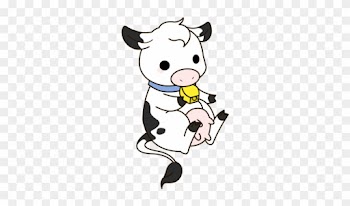 Cow Clipart - Baby Cow Drawing
