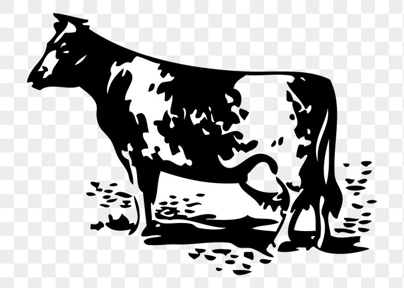 Cow png sticker illustration, transparent | Free PNG - rawpixel