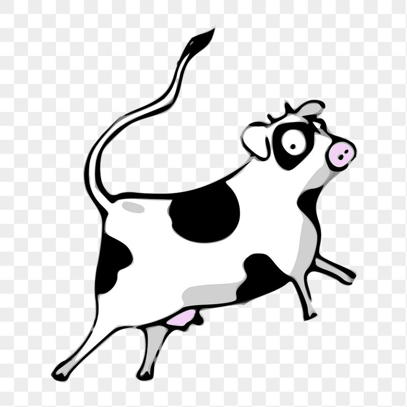 Cow png sticker illustration, transparent | Free PNG - rawpixel