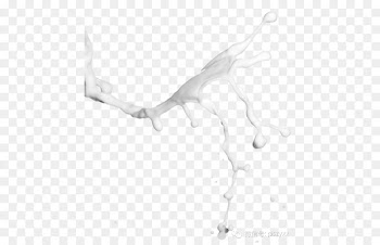 Cow's milk Computer Icons - White milk splash free material 