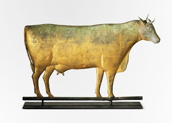Cow weathervane (1870). Original public | Free Photo - rawpixel