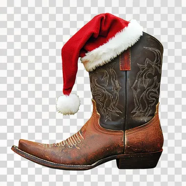 Cowboy Boot Santa: A Festive Western Twist