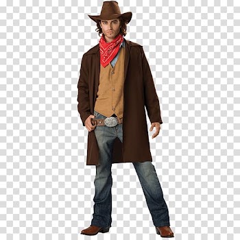 Cowboy Clothing Halloween costume Costume party, jacket transparent background PNG clipart