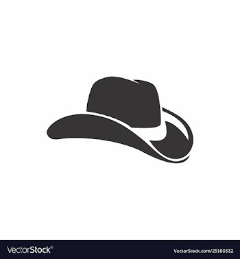 Cowboy hat clip art vector image