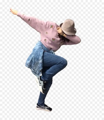 Cowboy hat Hip-hop dance - dabbing design element 