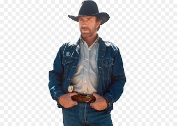 Cowboy hat .net Denim Facial hair - Chuck Norris PNG 