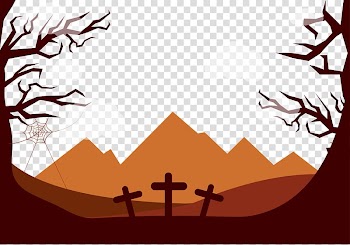 Cowboy Monkey Halloween , cemetery transparent background PNG clipart