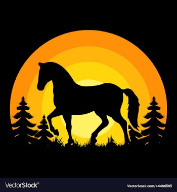 cowboy retro vintage riding horse t-shirt design