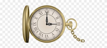 Cowboy Wedding Clipart Download - Gold Pocket Watch Png