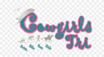 Cowgirls Tri - Tri Like A Girl Sticker