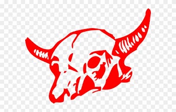 Cowhead Clip Art At Clker - Cow Skull Framed Tile