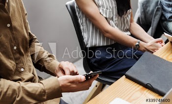Coworkers in a business meeting