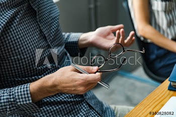 Coworkers in a business meeting
