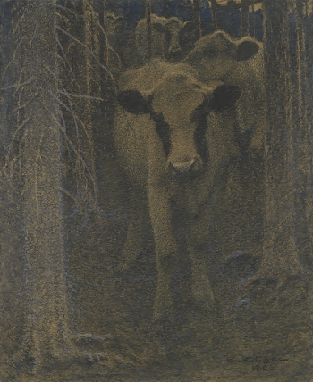 Cows in the Woods (1906) | Free Photo - rawpixel