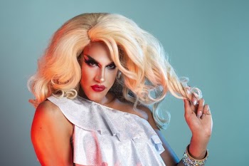 Coy Look In Blonde Drag