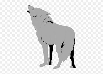 Coyote Silhouette - Wolf Cartoon No Background