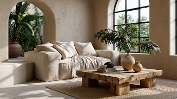 Cozy Mediterranean Living Room