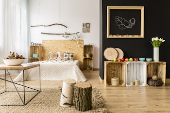 Cozy modern home with decor inspired by autumn