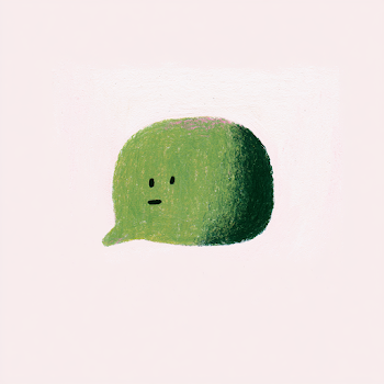 Cozy Speech Bubble Illustration