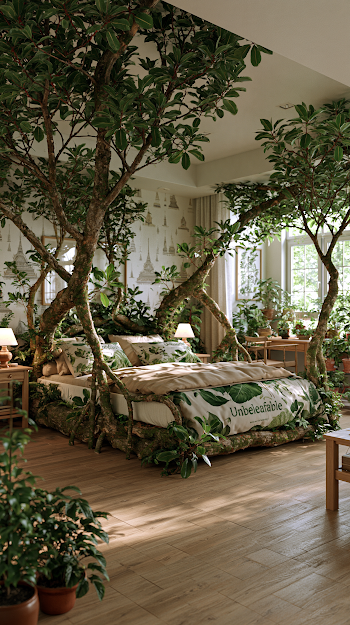 Cozy Thai Apartment with Mangrove Tree Bed