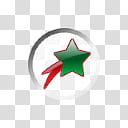 CP Christmas Object Dock, gray and green star transparent background PNG clipart