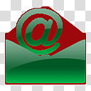 CP Christmas Object Dock, green envelope illustration transparent background PNG clipart