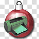 CP Christmas Object Dock, printer Christmas ornament transparent background PNG clipart