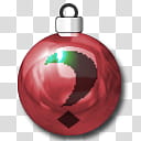 CP Christmas Object Dock, red and green bauble transparent background PNG clipart