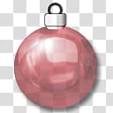 CP Christmas Object Dock, red bauble transparent background PNG clipart
