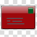 CP Christmas Object Dock, red envelope transparent background PNG clipart