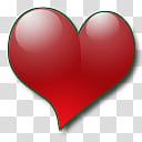 CP Christmas Object Dock, red heart transparent background PNG clipart