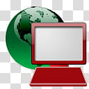 CP Christmas Object Dock, red monitor illustration transparent background PNG clipart