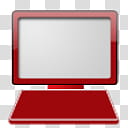 CP Christmas Object Dock, red monitor illustration transparent background PNG clipart