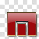 CP Christmas Object Dock, red square illustration transparent background PNG clipart