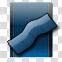 CP For Object Dock, rectangular blue and black frame panel transparent background PNG clipart
